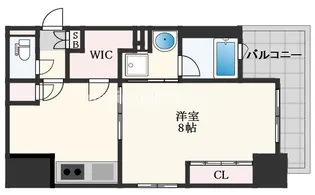 ザ・大阪レジデンス備後町【12階】の間取り