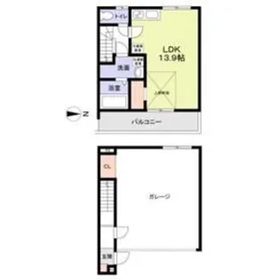 エミベース 入間 鍵山【1階】の間取り