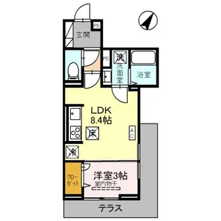 D-Sereno弥生【1階】の間取り