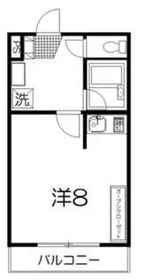 クニヒロマンションC【1階】の間取り