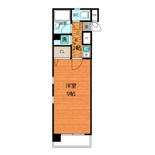 キャッスルミニ長筬【2階】の間取り