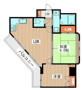 サンガーデンリーガルPARTI【4階】の間取り