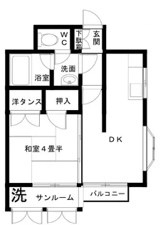リエールハイム【2階】の間取り