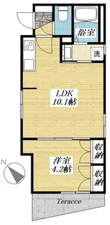東京都日野市日野台1【マンション】の間取り