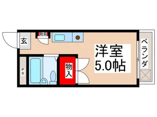 カルム船水【2階】の間取り