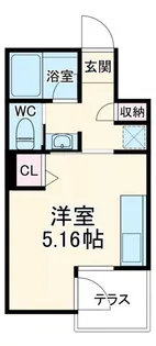 千葉県千葉市花見川区南花園1【アパート】の間取り
