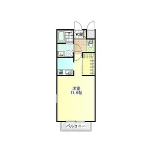 神奈川県小田原市荻窪【アパート】の間取り