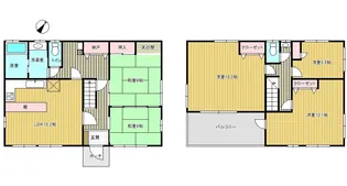 千葉県千葉市稲毛区作草部2【一戸建】の間取り