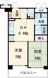 大阪府堺市堺区東湊町2【マンション】の間取り