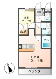 シルバー チャリオッツ【1階】の間取り