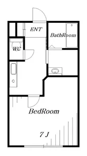 千葉県千葉市中央区矢作町【アパート】の間取り