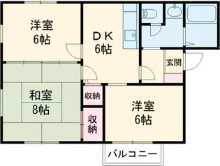 グリムハウス【2階】の間取り