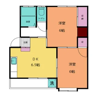 メゾンキング【2階】の間取り