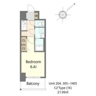 S-RESIDENCE堺altklas【14階】の間取り