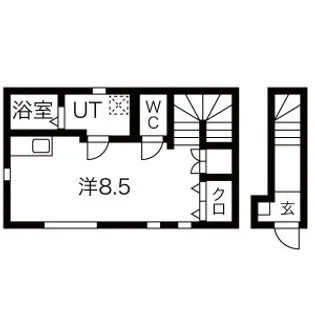 【新築】Le Meilleur(ル・メイユール)馬場町【2階】の間取り
