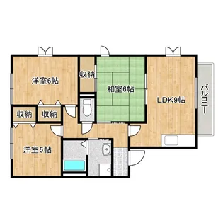 大阪府泉佐野市日根野【アパート】の間取り