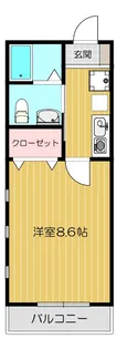 リバティヒルズ新松戸【1階】の間取り