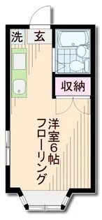 東京都世田谷区松原2【アパート】の間取り