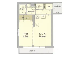 カーサクルーセ【2階】の間取り