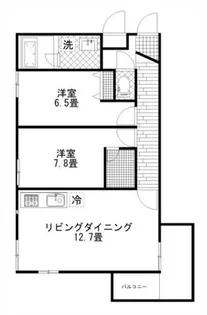 東京都世田谷区深沢7【マンション】の間取り