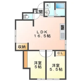 三重県津市住吉町【一戸建】の間取り