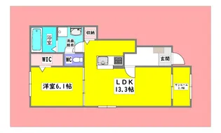 広島県東広島市西条町御薗宇【アパート】の間取り