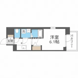 エスリードレジデンス大阪グランノースI【9階】の間取り