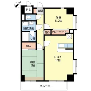 牛込ビル【10階】の間取り