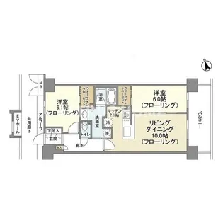 大阪府大阪市阿倍野区阿倍野元町【マンション】の間取り