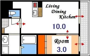 グリーンベア【1階】の間取り