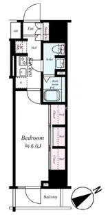 Log上野駅前【10階】の間取り