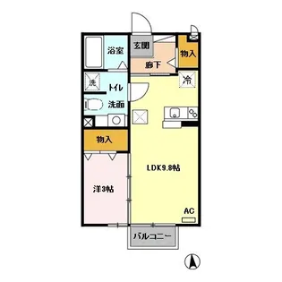 サンコート16【1階】の間取り