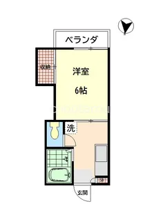 コトブキハイツ【1階】の間取り