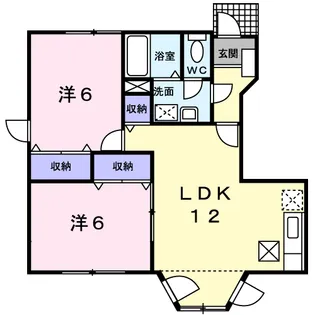 埼玉県川口市大字藤兵衛新田【アパート】の間取り