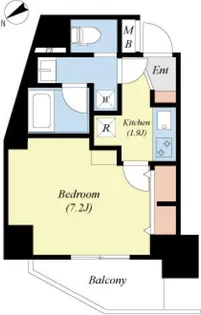 スカイコートグランデ清澄白河【6階】の間取り