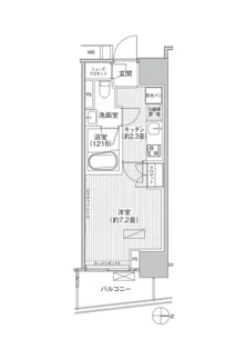 ヒューリックレジデンス新御茶ノ水【14階】の間取り