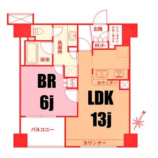 BELISTA横浜【4階】の間取り