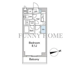 東京都杉並区下高井戸1【マンション】の間取り