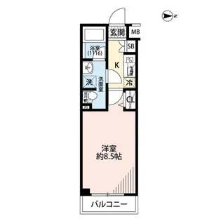 東京都江東区東雲2【マンション】の間取り