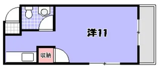 メゾン葉月(R)【3階】の間取り