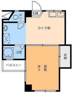 三和マンション末広【3階】の間取り