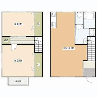 静岡県浜松市中央区和田町【一戸建】の間取り