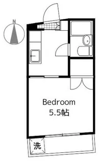 一杉マンション【4階】の間取り