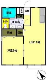 M&Sハイム【2階】の間取り