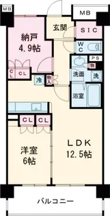 アンビエンテ経堂【2階】の間取り