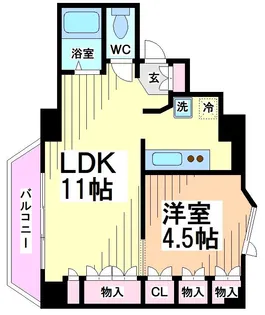 神奈川県川崎市多摩区枡形3【マンション】の間取り