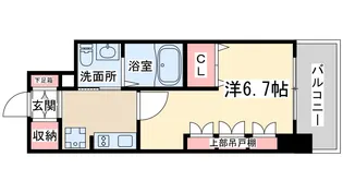 エステムコート梅田天神橋3アヴァンテ【3階】の間取り