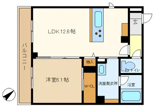ドエルアーバンII【2階】の間取り