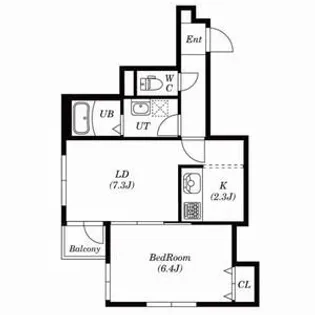 ムーンフェイス【4階】の間取り