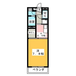 エクセレンテ【3階】の間取り